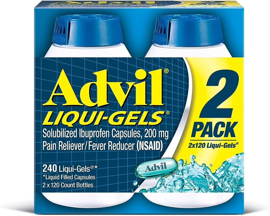ADVIL LIQUI GELS 2 PAK 120 LIQUID GELS/PACK ALDUZ TRADING INC